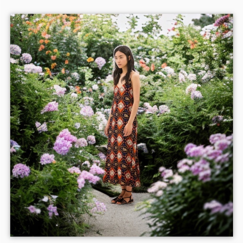 ZARA Tribal Print Open Back Slit Maxi Dress
SIZE M-NWOT -😍 Beautiful!!​​​ - Picture 10 of 16